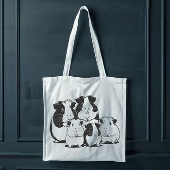 A cute guinea pig illustration suitable for family pet designs.