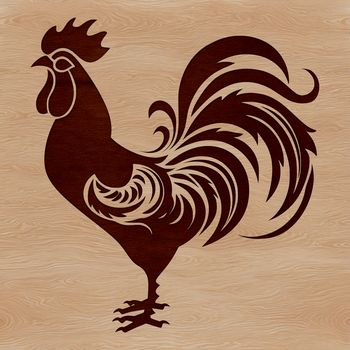 A simple illustration of a chicken in various poses and styles, suitable for clip art designs.