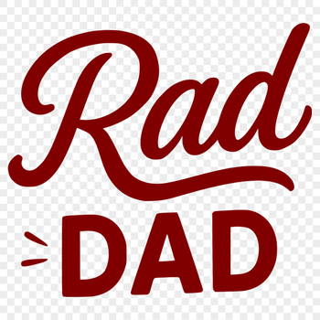 Funny Father's Day quote design featuring a vector illustration of a playful fatherly figure.