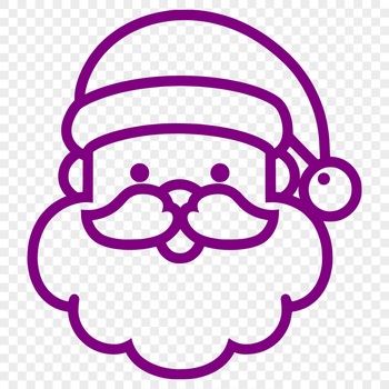 Stunning Father Christmas SVG, PNG, PDF And DXF Files