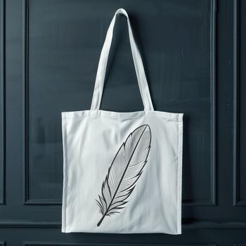 A detailed vector illustration of a single bird feather, suitable for graphic design projects.