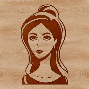 A detailed illustration of a woman in various poses and styles, suitable for vector art and design projects.