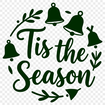 Vector illustration of Christmas quotes and phrases in a decorative font.