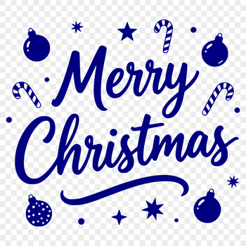 Decorative vector design with Merry Christmas words