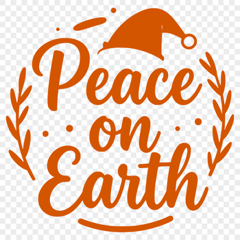 Christmas Messages in Vector Art SVG design featuring festive holiday phrases promoting harmony and unity during the Christmas season.