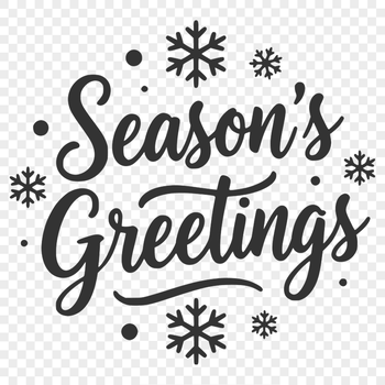 Vector illustration of inspirational Christmas quotes and phrases for holiday season.