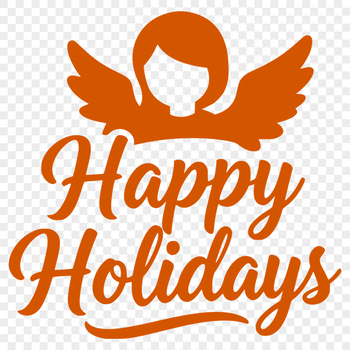 Modern Christmas Word Illustrations A set of festive Christmas word illustrations in a bold, modern style, perfect for holiday designs and decorations.