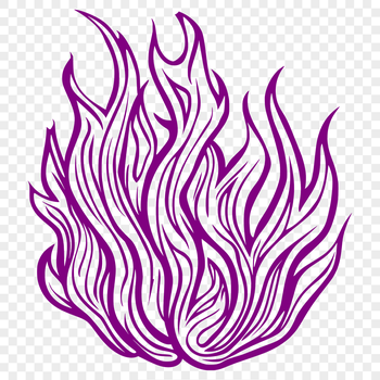Flames design in vector format as a scalable SVG graphic.