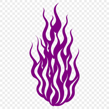 A stylized flame design in vector format, suitable for digital and commercial use.
