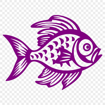 A full-body illustration of a Crappie fish.