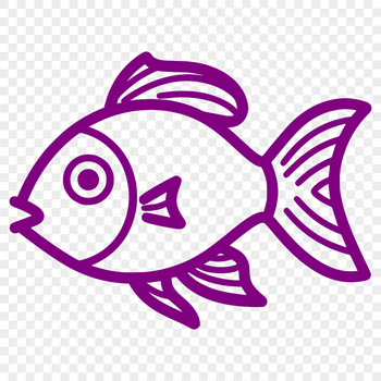 An illustration of a small animal sitting on the ocean floor, created as vector art for personal or commercial use.