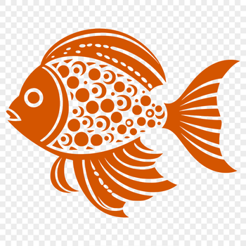 Free Stunning Fish Digital Drawing