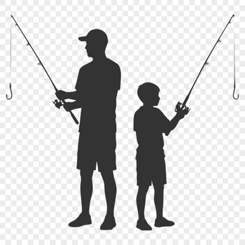SVG fishing rod for free commercial use