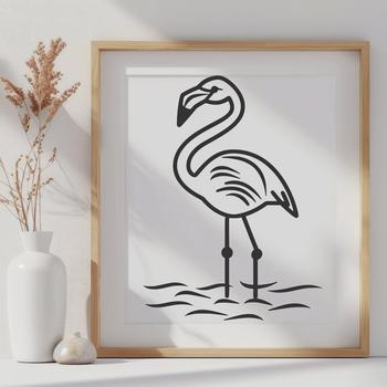 Beautiful Flamingo - PDF Format