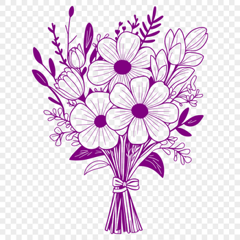 A bouquet of flowers, ideal for wedding decorations and Mothers Day gifts.