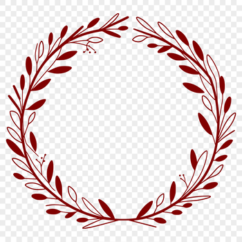 A floral wreath design created as a vector graphic, suitable for various digital applications.