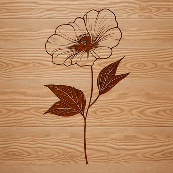 A colorful illustration of a wildflower in bloom, suitable for vector art and graphic design projects.