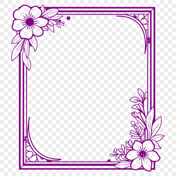 A simple frame design in vector format.
