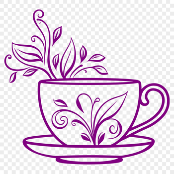 A simple vector illustration of a cup with clean lines and minimalist design.