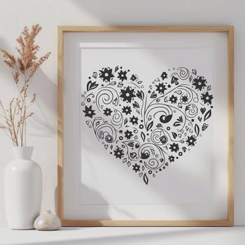 Artistic Love Heart - Craft PDF