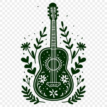 Free Creative Guitar Digital Artwork