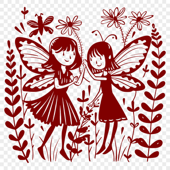 A colorful illustration of a mythical fairy from a fairy tale, depicted in full body with floral elements.