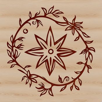A stylized 5-pointed star shape, suitable for digital applications.