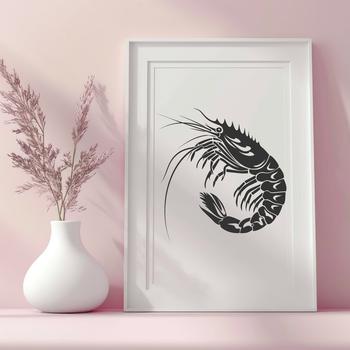 Stunning Prawn Decal