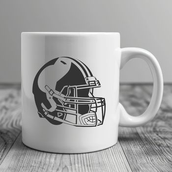 A simple illustration of an American football, featuring a stylized design suitable for various applications.