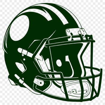 A detailed vector illustration of an American football, ideal for customization and printing.