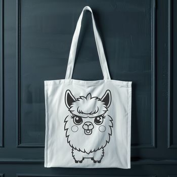 Illustration of a single alpaca in vector format, suitable for cutting machine designs.