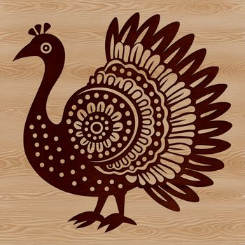 A digital illustration of a farm animal commonly associated with Christmas celebrations.