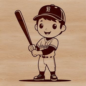 A detailed illustration of a baseball with intricate stitching and texture.