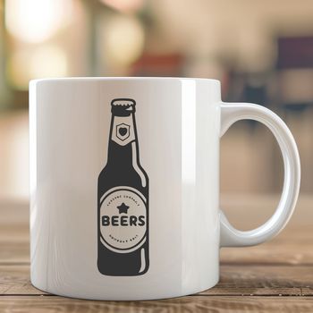 A digital illustration of a beer bottle, suitable for print or web use.