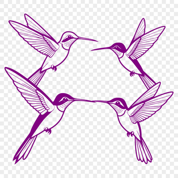 A colorful hummingbird illustration in vector format, suitable for digital applications.