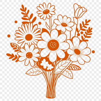 A colorful arrangement of flowers in a bouquet design, ideal for various occasions such as weddings or Mother's Day.