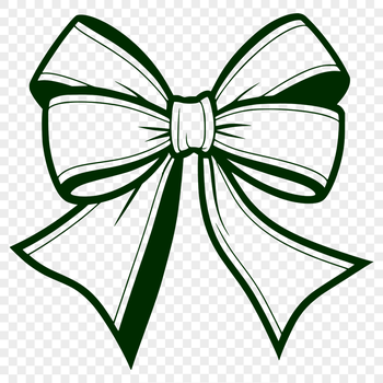 A colorful bow made from ribbons, ideal for gift wrapping or crafting.