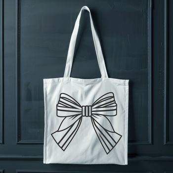 A colorful ribbon bow with tied ends, ideal for gift wrapping or decorating.