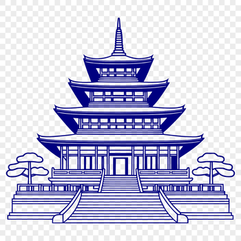 A traditional Buddhist temple with ornate architecture.
