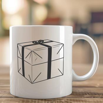 A simple 2D vector box design, ideal for crafting and DIY projects.