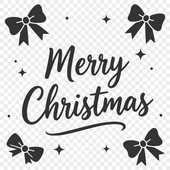 Christmas quotes in a clean vector design with a modern silhouette style.