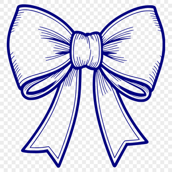 A red ribbon bow tied with a festive touch, suitable for Christmas or birthday gift decorations.
