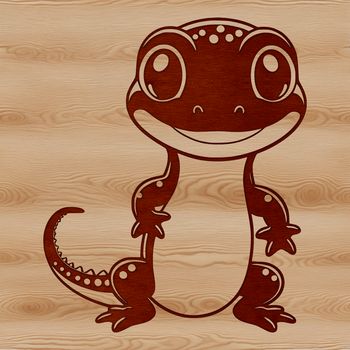 An SVG graphic of a salamander for use in cutting machine designs or digital art projects.