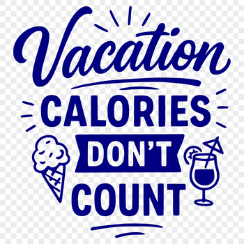 A collection of humorous vacation quotes in a vector format, suitable for various applications.