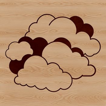A diagrammatic representation of a cloud made from scalable SVG code.