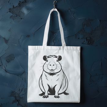 A large rodent native to South America, rendered as a vector graphic for easy editing.