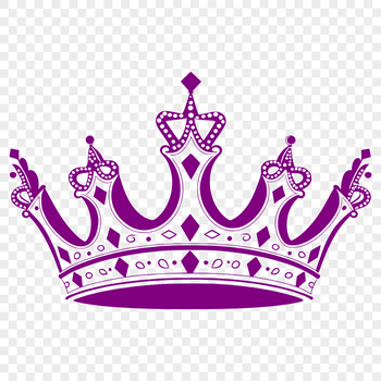 A digital crown illustration created using vector graphics, ideal for commercial or personal projects.