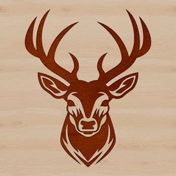 An SVG graphic of a wild animal's face, ideal for digital cutting machines like Cricut or laser cutters.