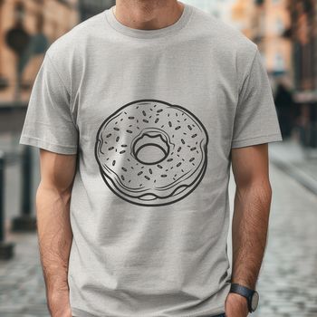 A colorful illustration of a stylized donut, suitable for use in various digital projects.