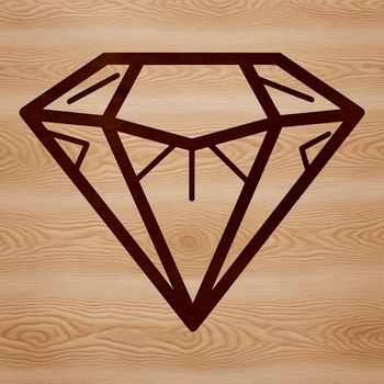 A geometric shape with sharp points and straight edges, suitable for vector art designs.